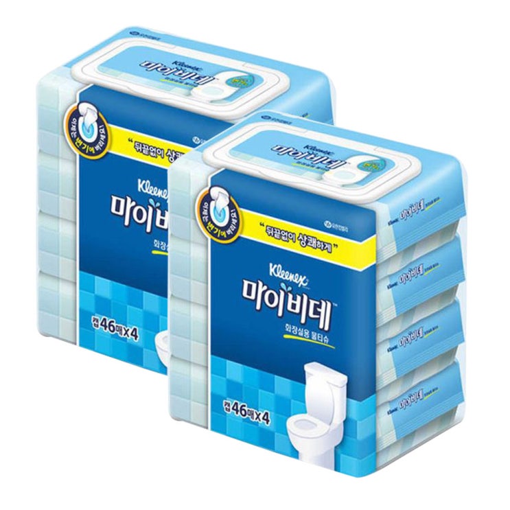 요즘 인기있는 온마음샵 크리넥스 마이비데 화장실용 물티슈 46매 8팩 캡형 비데티슈 ··· 요즘 인기있는 온마음샵 크리넥스 마이비데 화장실용 물티슈 46매 8팩 캡형 비데티슈 ···