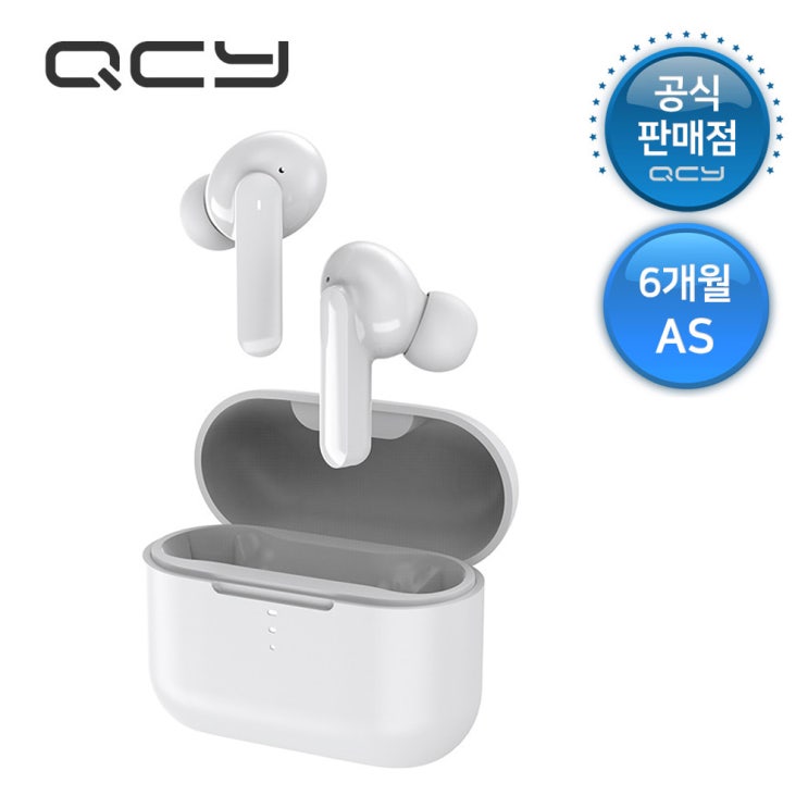 최근 많이 팔린 [QCY코리아 정품] 정식수입 QCY T10 APP 블루투스이어폰 6개월 AS, QCY T10 화이트+전용파우치 추천해요