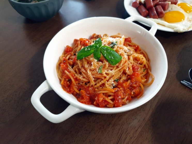  토마토 스파게티 만들기 "간편 소스 만드는 법"
