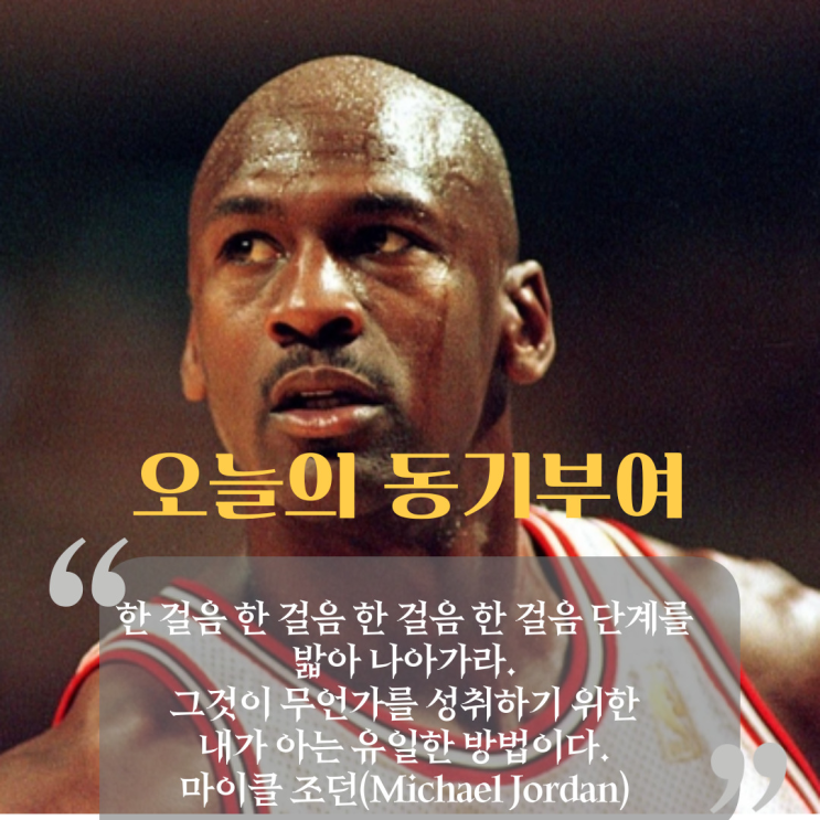  [노량진기술직학원] 오늘의 동기부여 -마이클 조던-