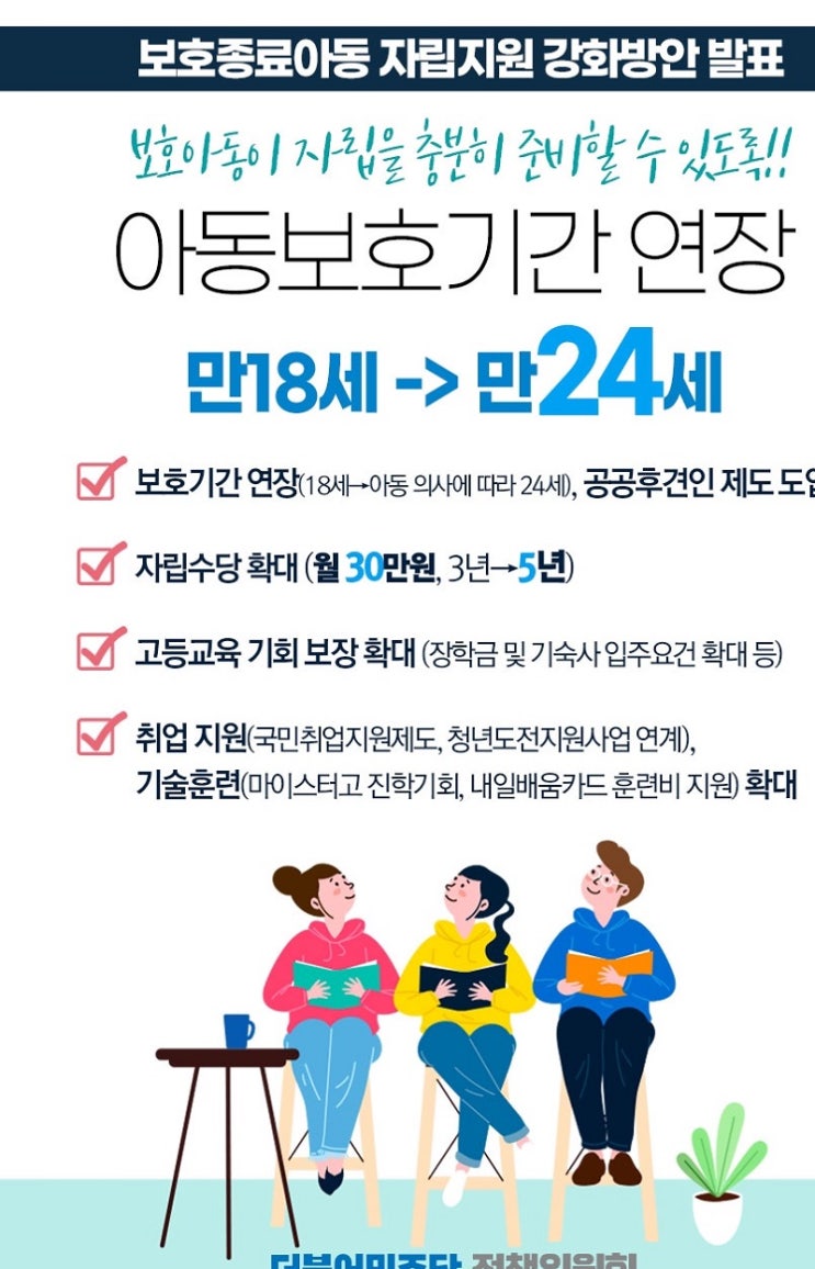 시설 보호종료아동 만 18세에서 24세로 연장 추진