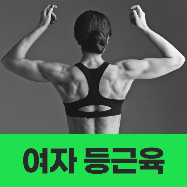 여자 등근육, 탄탄하고 섹시한 등근육 만들기