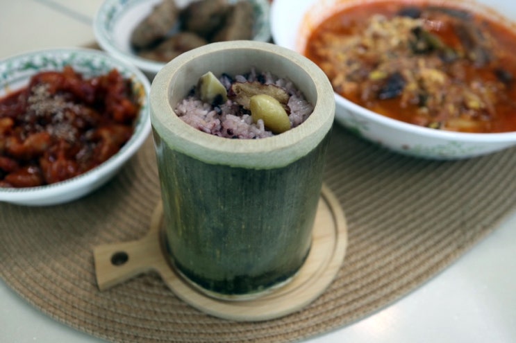  대나무통밥 산채푸드 대통밥 전자레인지 5분 간편식 추천해요