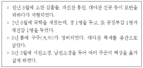  신문왕의 정책 파악하기