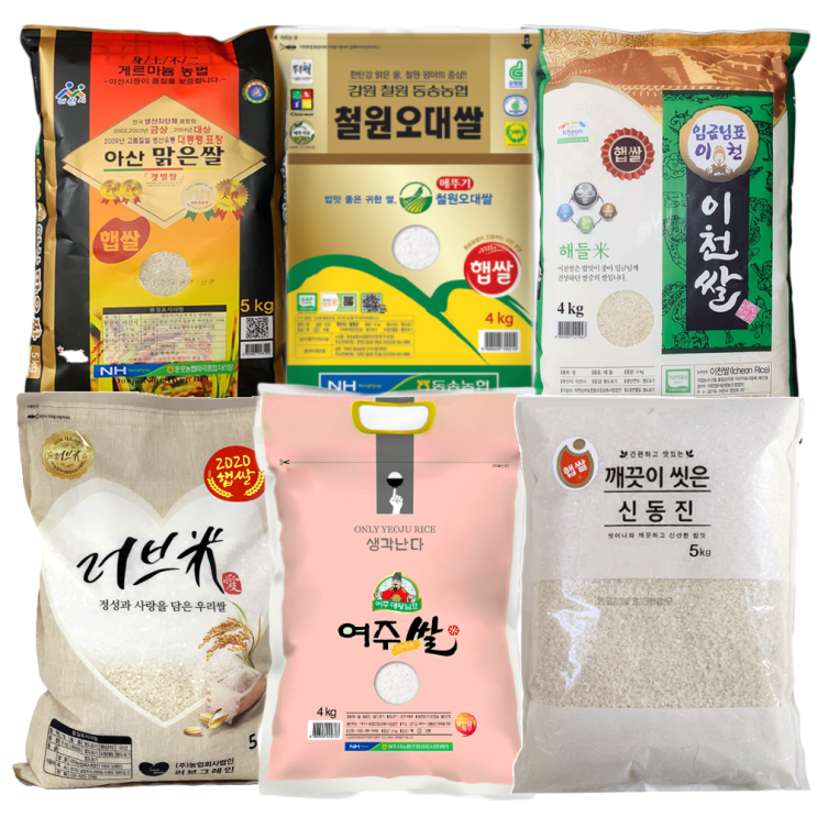 잘팔리는 러브미 5kg 소포장 쌀 모음 삼광 아산맑은쌀 철원오대 여주 이천 씻어나온쌀, 01.러브미(일반) 5kg ···