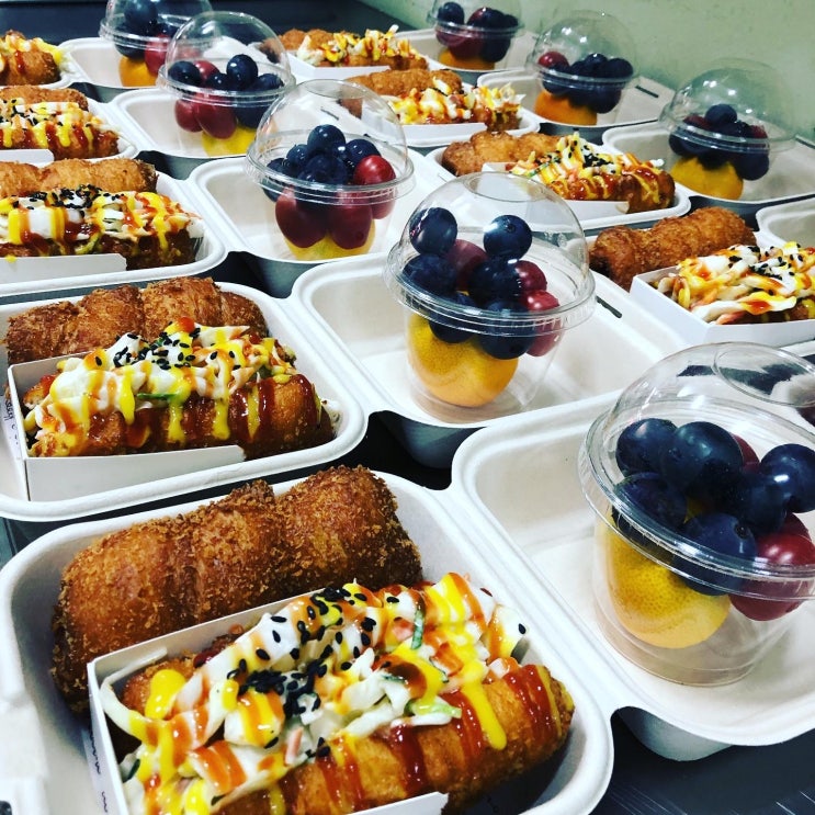  칠암성당 단체간식 - 행운분식