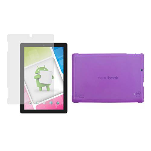 최근 많이 팔린 Nextbook Ares 10A Purple TPU Case + Screen Protector- iShopp/13803100, 상세내용참조 좋아요