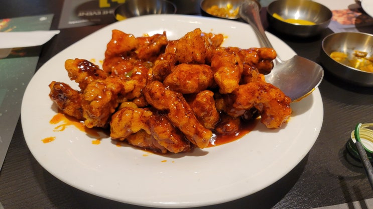  신도림 맛집 디큐브 시티 (또)팔진향 광동탕수육 후기..210717