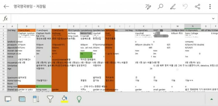  [영국워홀 D+10~][스페어룸 사용방법] 방구하기, 뷰잉 준비를 미리미리하자. 바빴던 일상들 (뷰잉 전 주의사항)
