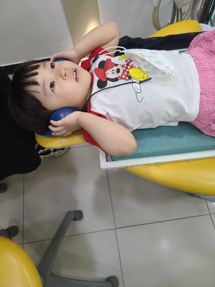  불소도포하러 치과에 갔어요~
