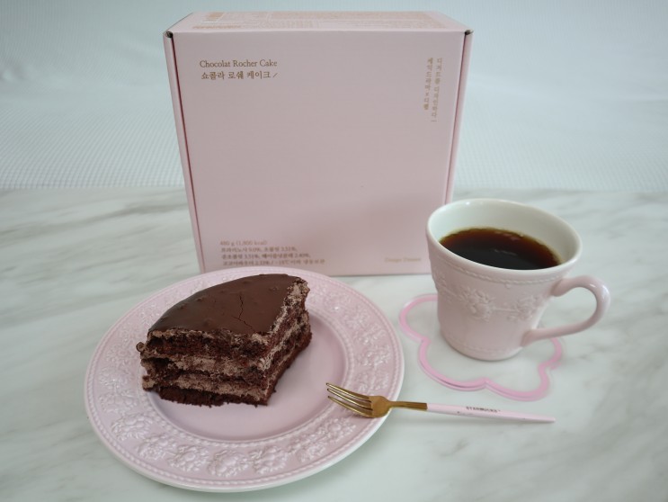 마켓컬리 초코케이크 케익드라마 CAKE DRAMA 쇼콜라로쉐케이크