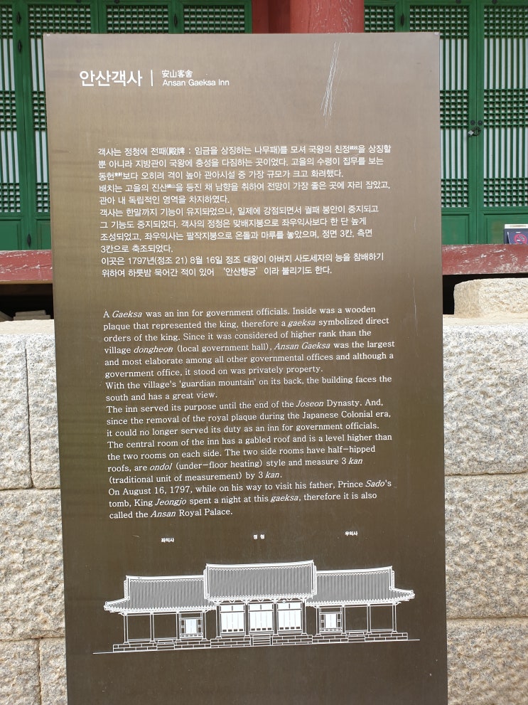 안산읍성 및 관아지, 안산객사..