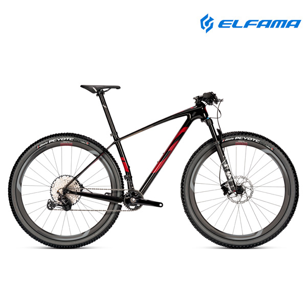 인기있는 2021년 엘파마 판타시아 G275 8300 MTB자전거 2X XT 24단 카본, 갤럭시블랙 370 ···