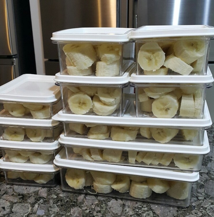 바나나 냉동실 소분 보관방법