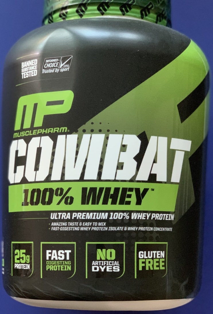 컴뱃 100% 웨이 머슬팜 프로틴 초콜릿 밀크맛 / 프로틴 COMBAT 단백질 보충제 WPI WPC