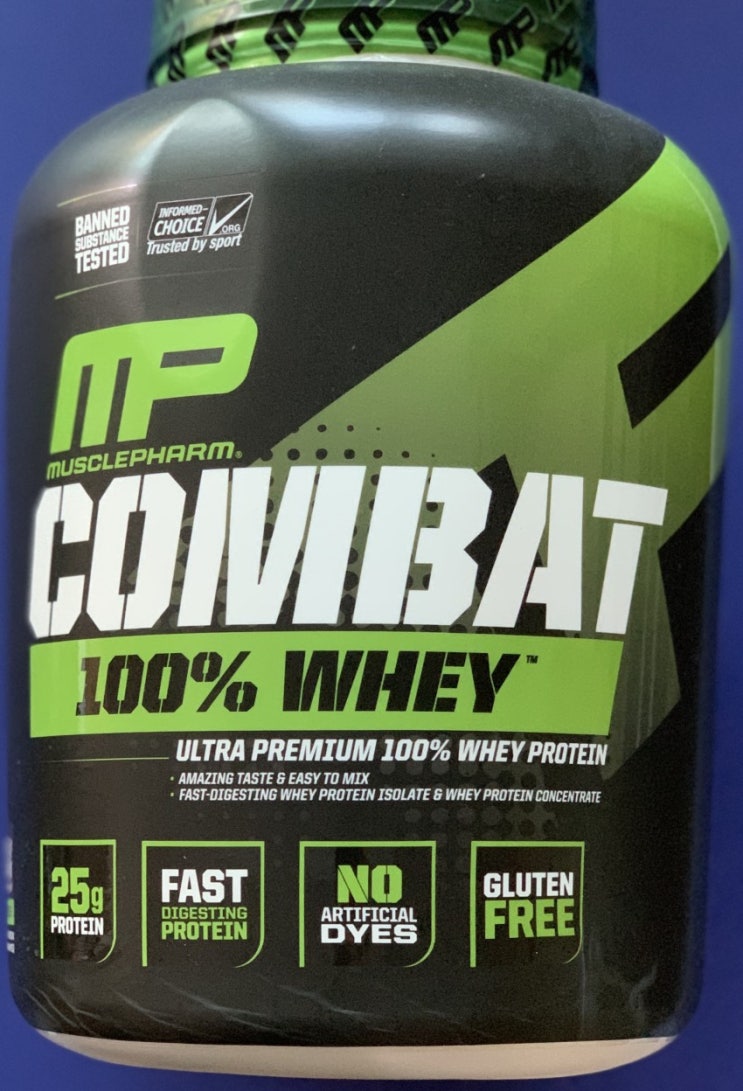  컴뱃 100% 웨이 머슬팜 프로틴 초콜릿 밀크맛 / 프로틴 COMBAT 단백질 보충제 WPI WPC
