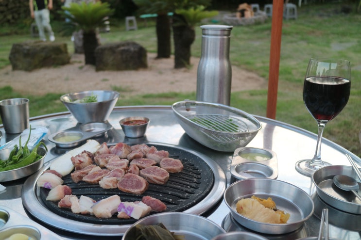  제주 야외 흑돼지 맛집 별돈별 정원본점 (뷰맛집,분위기맛집 추천)
