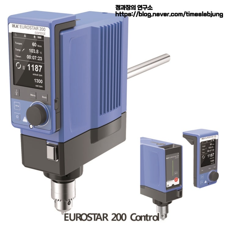 고점도용 오버헤드 스터러, 100 L / IKA EUROSTAR 200 Digital / Control Electronic Overhead Stirrer
