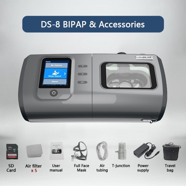 선택고민 해결 새로운 도착 현대 디자인 자동 Bipap 기계 비 침습성 홈 휴대용 Bipap 기계 인공 호흡기 의료 홈 케어 인공 호흡기, DS-8_1, 영국 플러그_3 좋아요