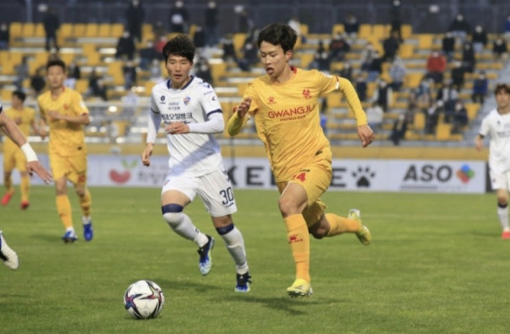 K리그 프로축구 광주FC 강원FC 주중경기 K리그 프로축구 광주FC 강원FC 주중경기