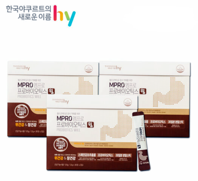  한국야쿠르트 엠프로 프로바이오틱스 "윌"