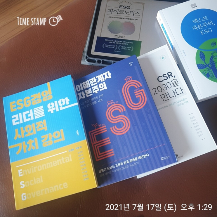  ESG 컨설팅 현직자가 읽은 2021년 신간 ESG 책 리뷰