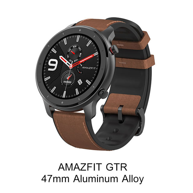 인기 많은 [해외]Amazfit GTR 47mm 스마트 시계 샤오미 Huami 5ATM 방수 Smartwatch, OneSize, Steel strap earphone 200971