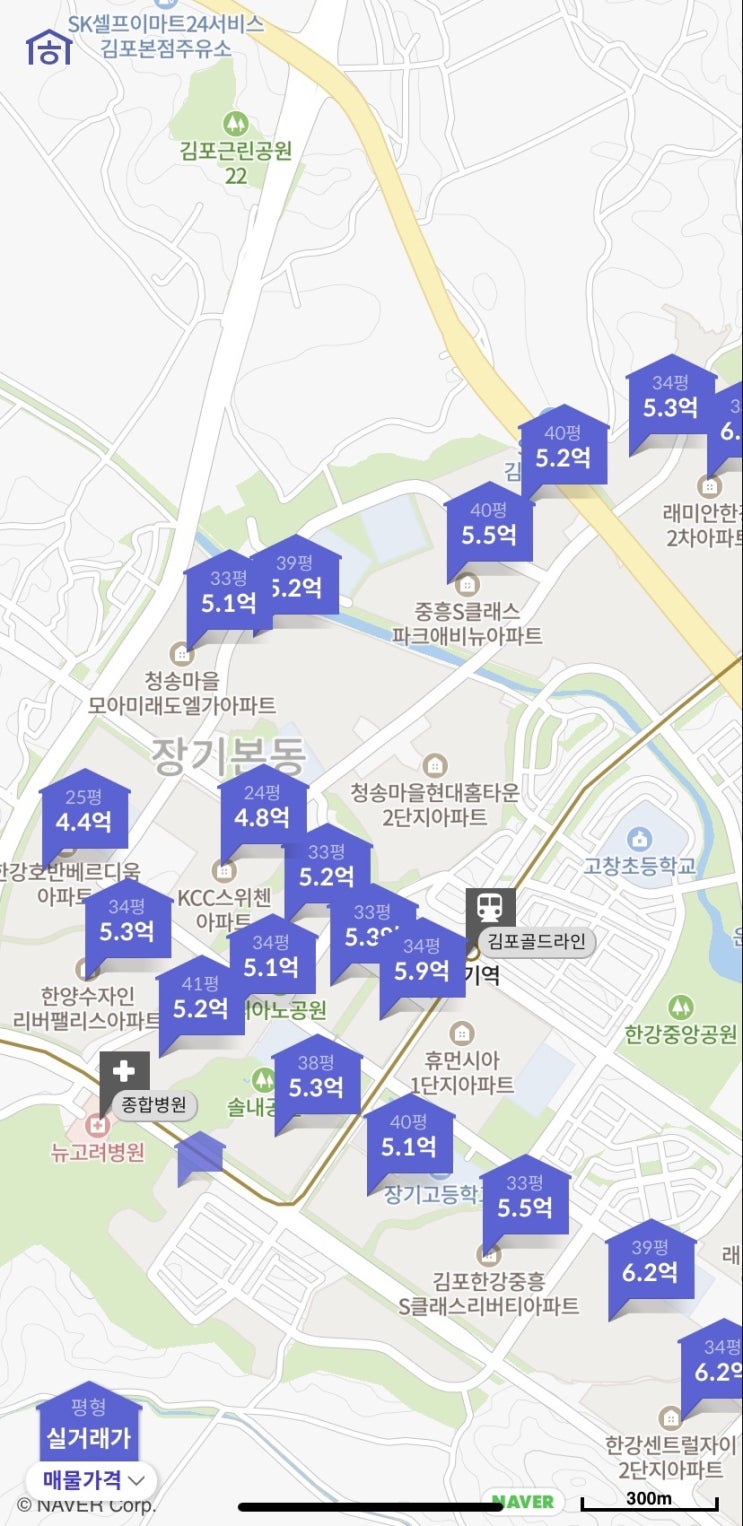 김포 운양동 부동산 전망, 심상치 않다.