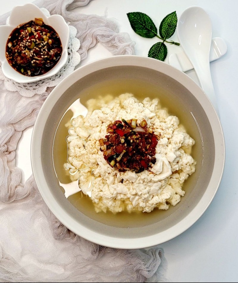초당순두부 양념장과 뜻 맑은 순두부탕에 얹으면 맛나지!(유통기한,남은 순두부 보관)