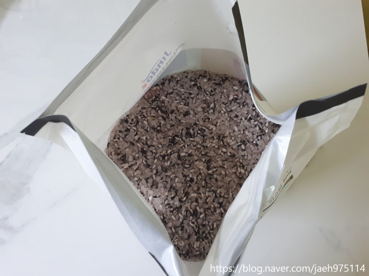  진도검정쌀 농업회사법인 잠 흑백미 의외로 맛있어요
