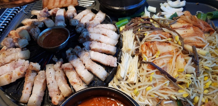  20210718 캠핑 후 배곧맛집 제주흑돈애