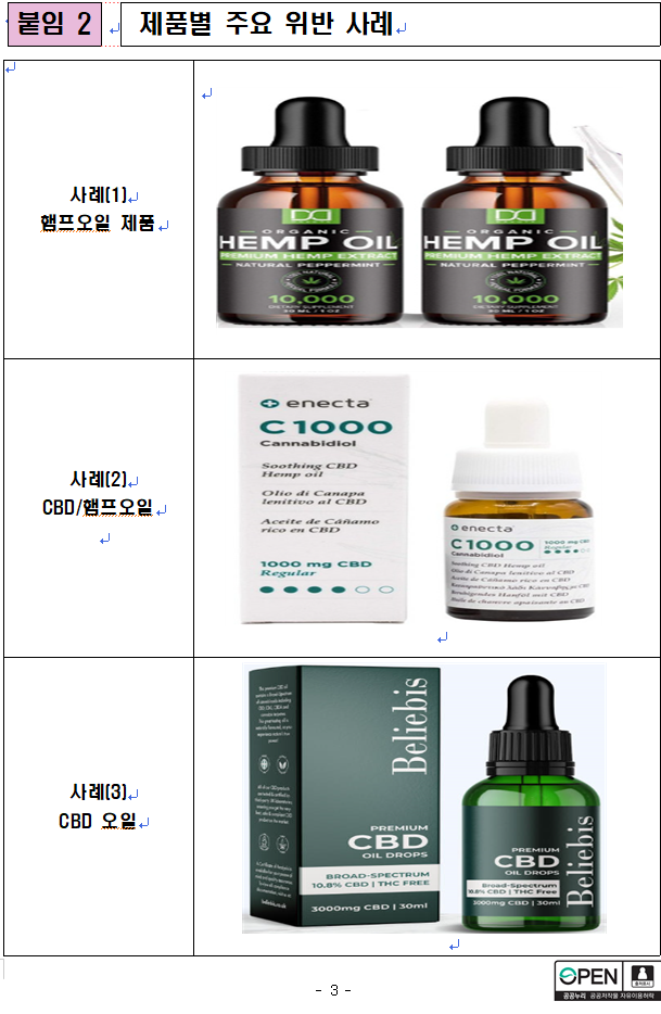  네이버·쿠팡 등 온라인서 대마성분 함유오일 판매 무더기 적발