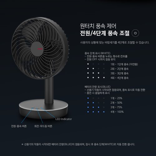 잘팔리는 원터치 4단계 풍속 조절 탁상용 무선 선풍기 추천해요 잘팔리는 원터치 4단계 풍속 조절 탁상용 무선 선풍기 추천해요