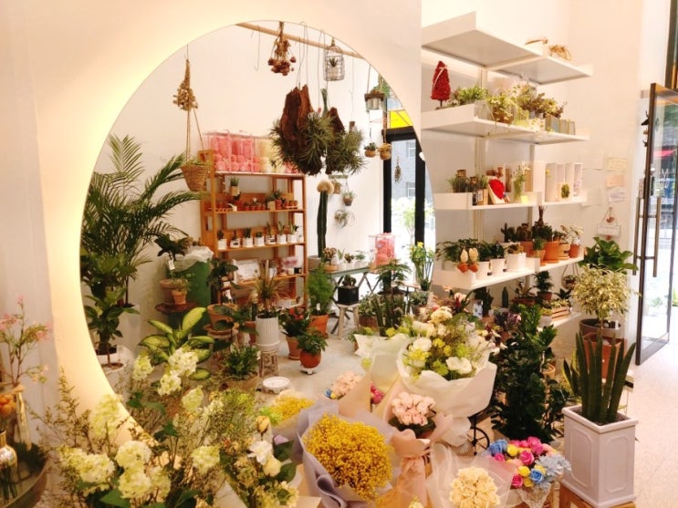 [광주 첨단] 광주 꽃가게 꽃드리::아늑하고 분위기 있는 첨단 꽃가게, 아몬드페페