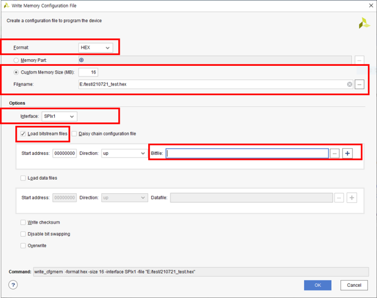  Xilinx Unsupport SPI Flash Download 방법