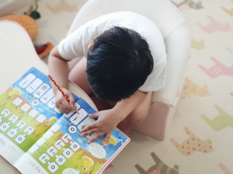  6세 한글공부 바이블 기적의 한글학습과 여름방학 한글떼기