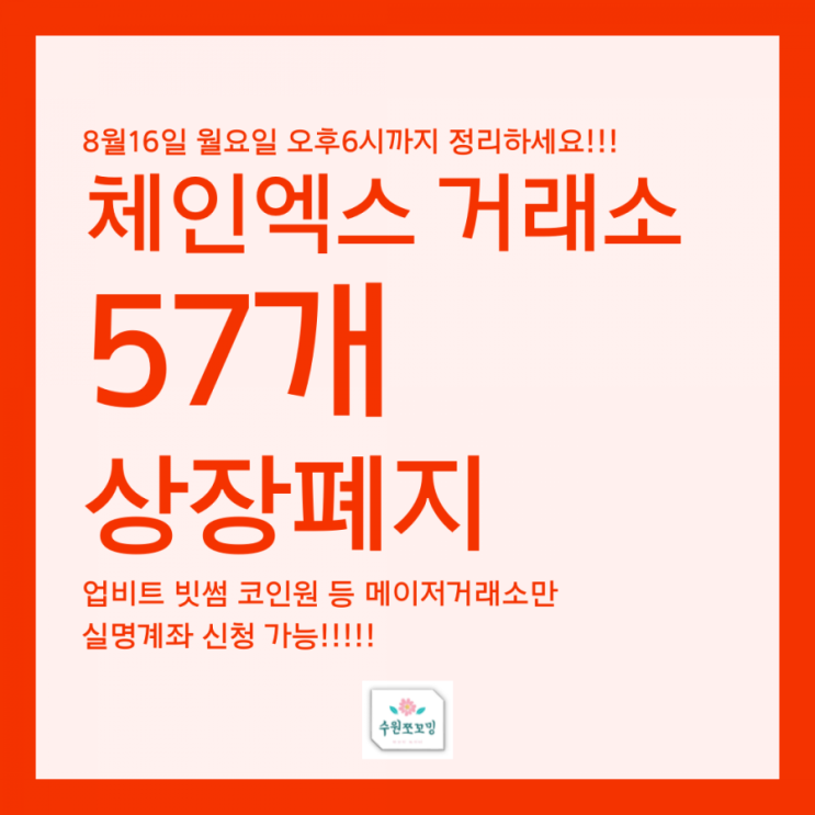  [코인이슈]체인엑스 상장폐지! 투자자들 패닉! 빨리 정리하세요!!공포의 금요일...업비트의 악몽(가상화폐 특금법 영향)