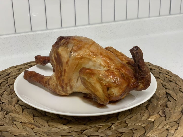 "하림 에어프라이어 한마리닭"으로 집에서도 통닭구이 해먹기 도전!