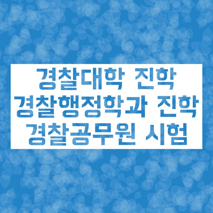 형사 되는법! 깔끔하고 간략하게 소개해요! 형사 되는법! 깔끔하고 간략하게 소개해요!