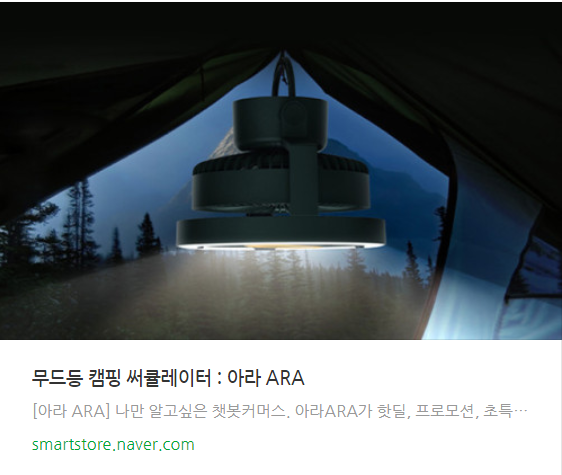  여름 캠핑 방해꾼 더위&벌레를 물리치는 여름 차박 필수템 추천
