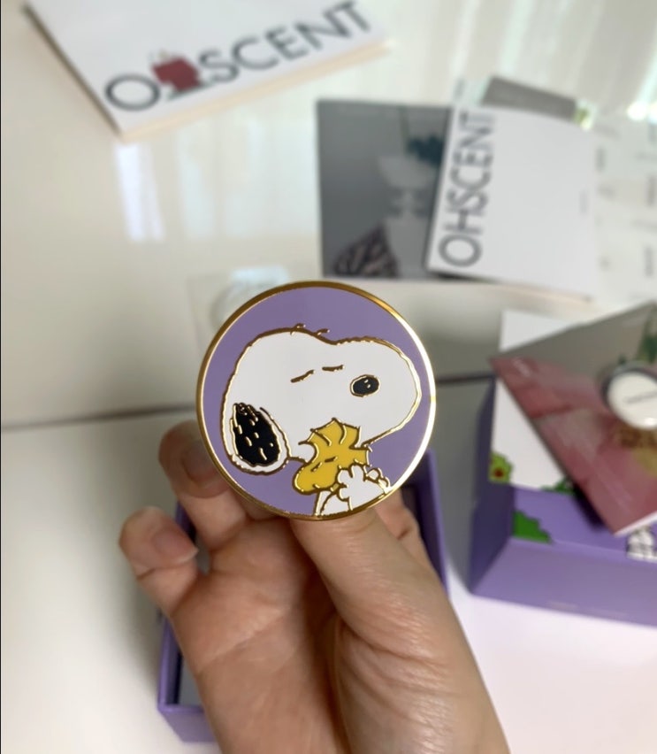  오센트 / 차량용 방향제 선물 추천! ohscent 피너츠 우드스톡