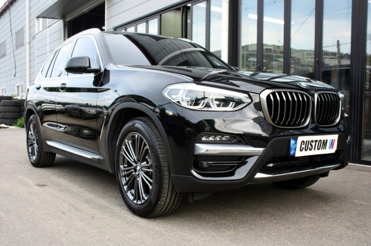 BMW X3 고스트 크롬 휠도색