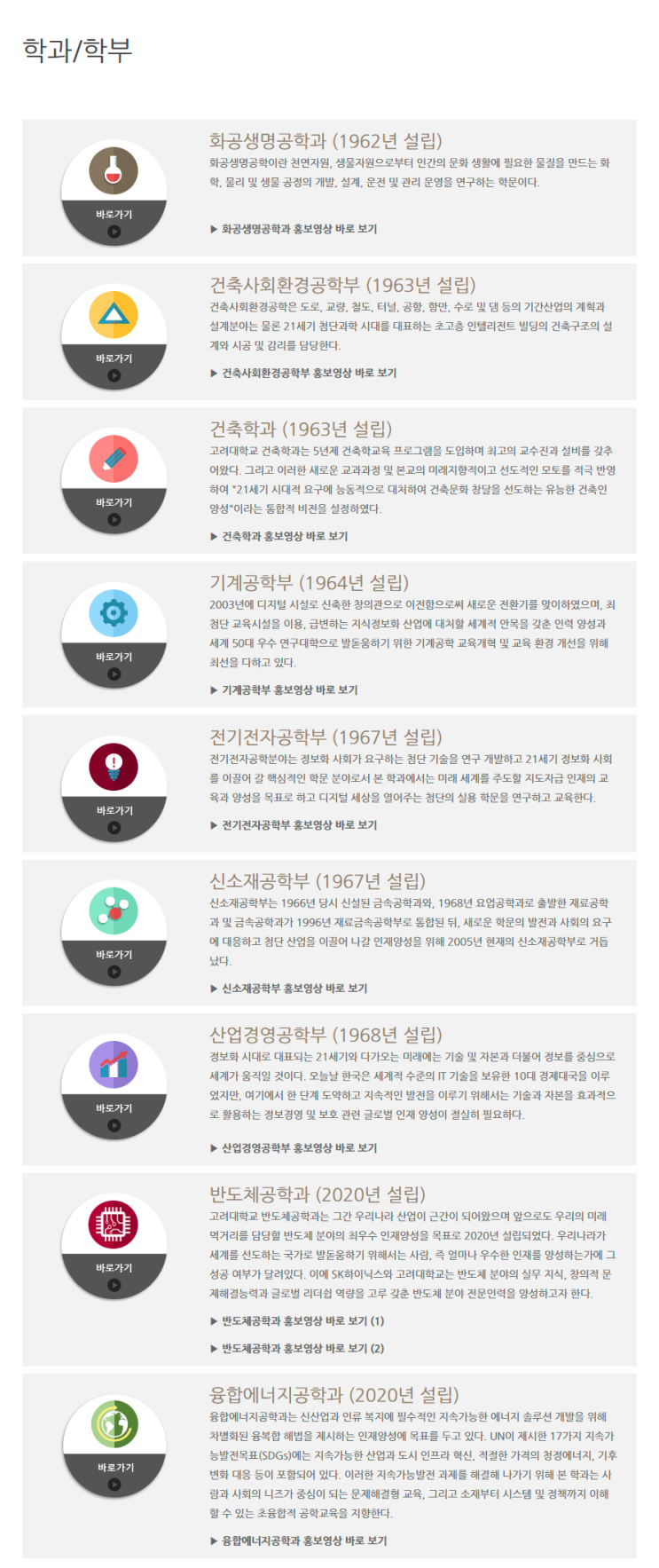  [대학/학과소개] 고려대학교 공과대학 기계공학부 소개/학종/학생부