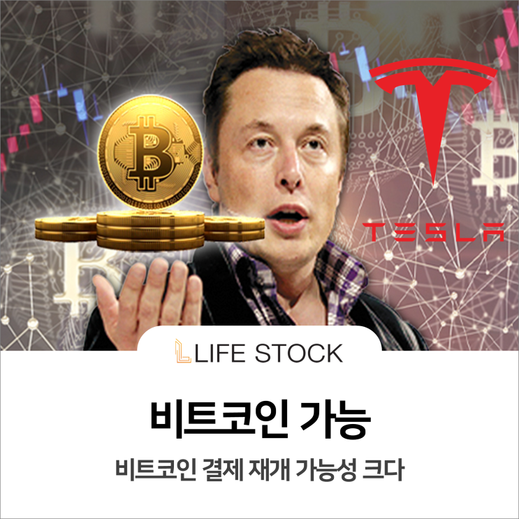  머스크 “비트코인 결제 재개 가능성 크다”