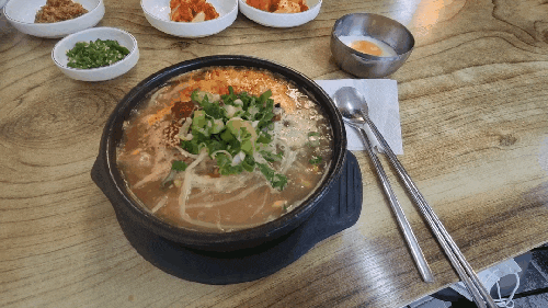  목포 맛집 김정림 선지해장국 먹고 하얀목화 아이스크림으로 후식을