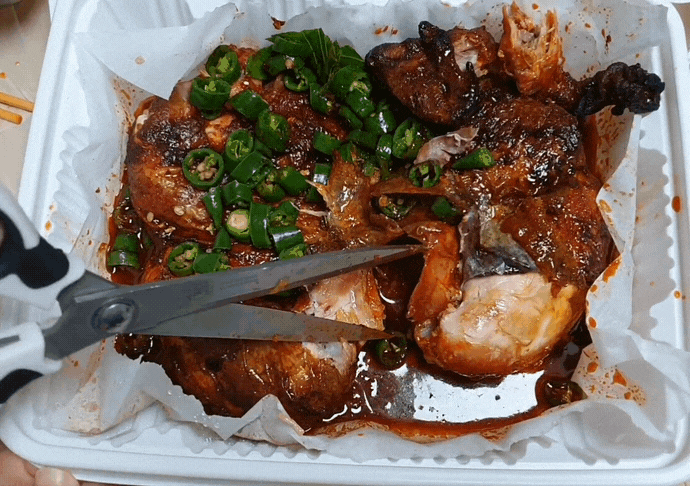 정왕동 배달 맛집 참나무누룽닭_