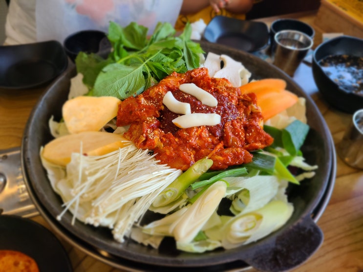 심학산 닭갈비 양많은 파주 맛집