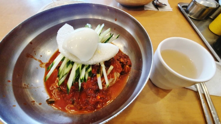  동대입구역 맛집 함흥에겨울냉면, 태극당 모나카 (회사 점심)