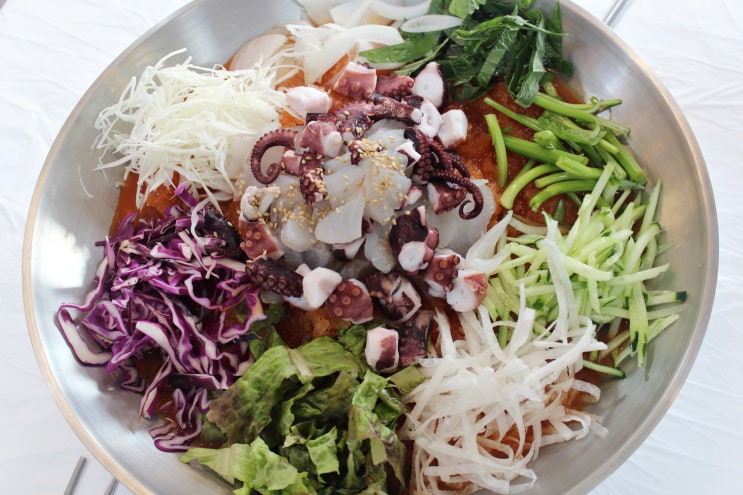  푸짐했던 여수물회 맛집