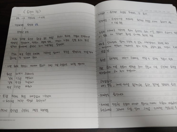  필사하는 법과 좋은 글귀